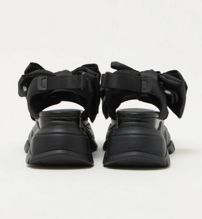 Japan Direct SY UNITED ARROWS Big Ribbon Velcro Sandals