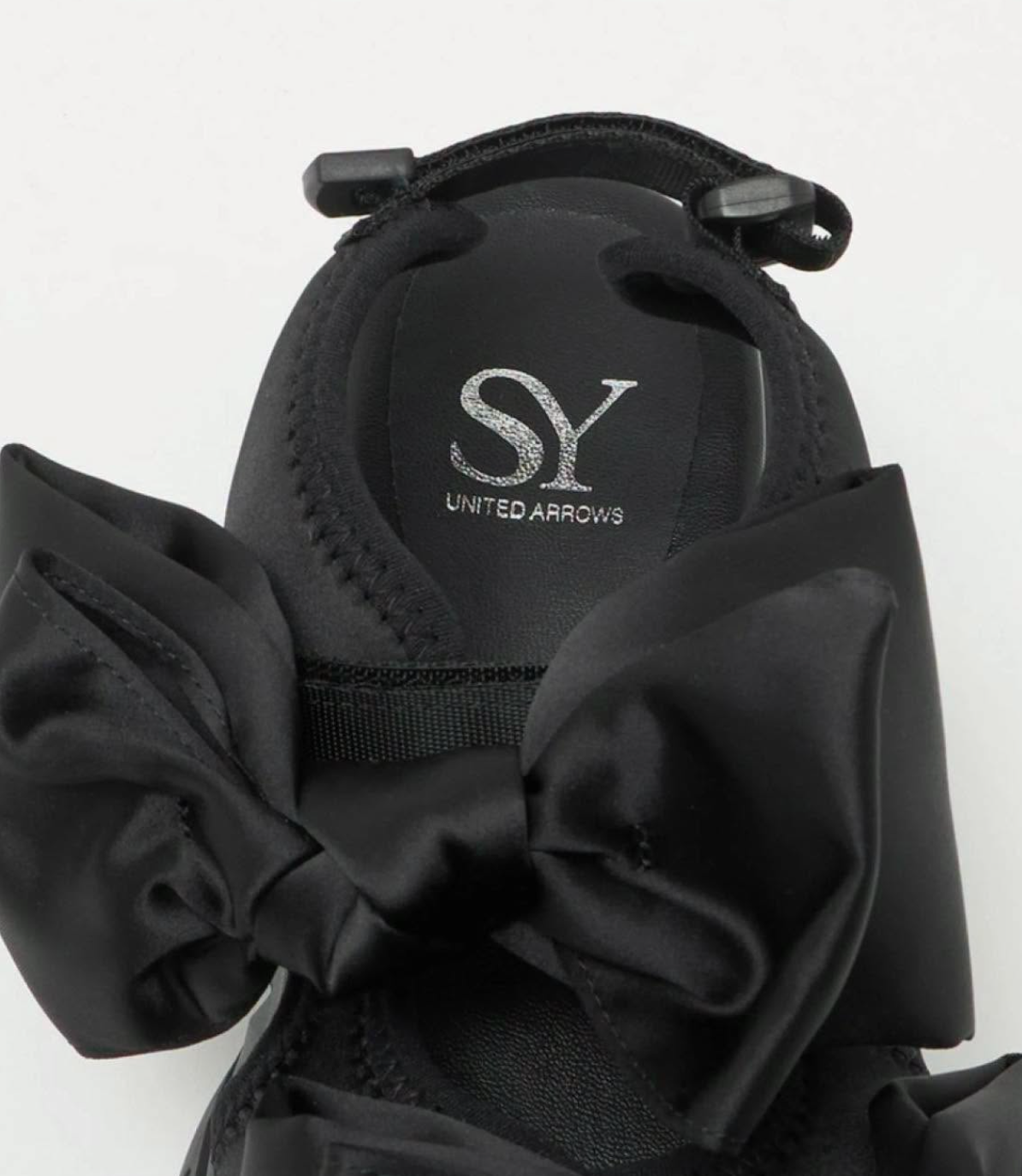 Japan Direct SY UNITED ARROWS Big Ribbon Velcro Sandals