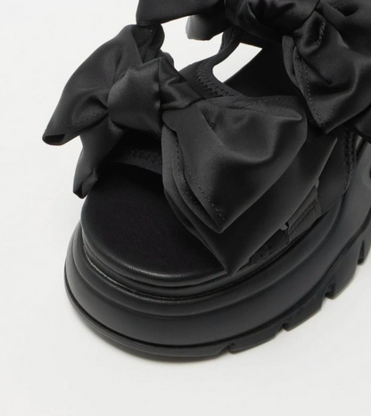 Japan Direct SY UNITED ARROWS Big Ribbon Velcro Sandals