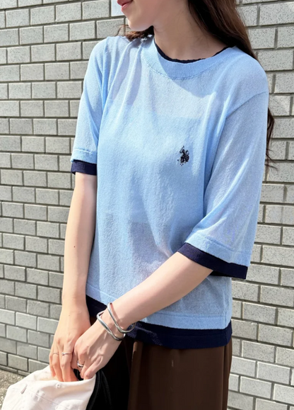 🌟Limited stock, available while supplies last🌟Direct from Japan: US POLO ASSN Embroidered Layered Top