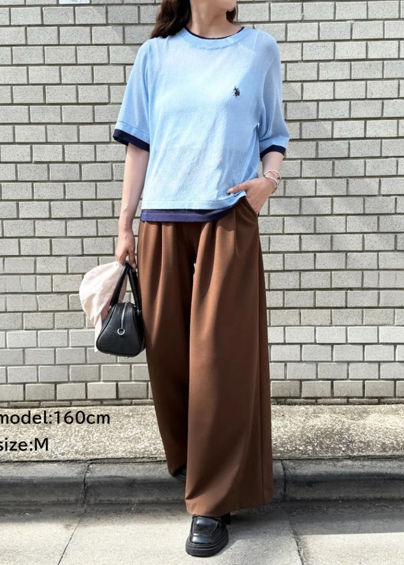 🌟Limited stock, available while supplies last🌟Direct from Japan: US POLO ASSN Embroidered Layered Top