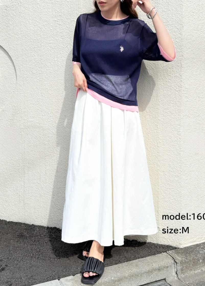 🌟Limited stock, available while supplies last🌟Direct from Japan: US POLO ASSN Embroidered Layered Top