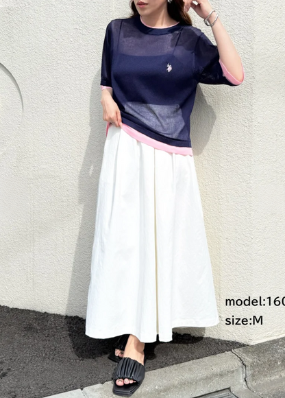 🌟Limited stock, available while supplies last🌟Direct from Japan: US POLO ASSN Embroidered Layered Top