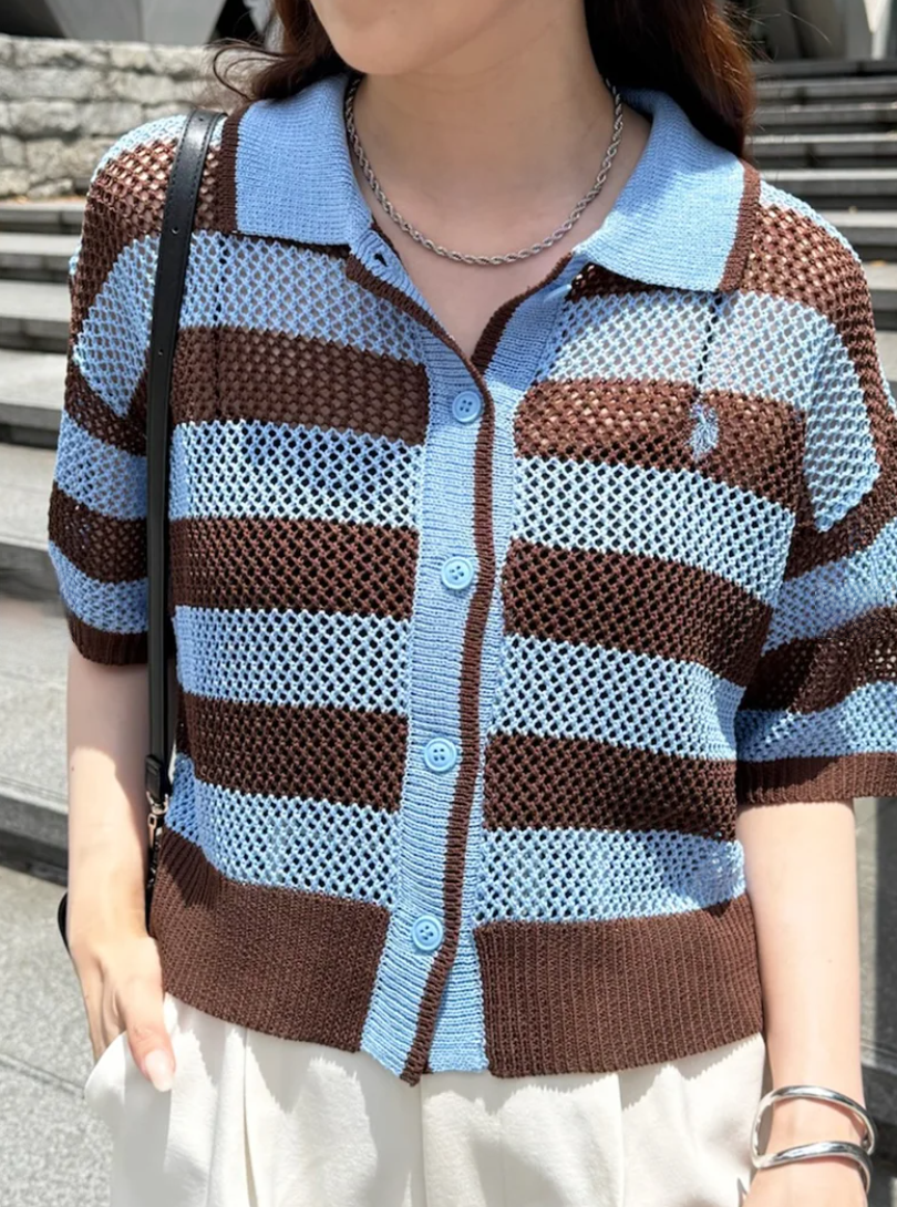 日本直送US POLO ASSN Embroidered Mesh Knit ❤️‍🔥截單日7月1日 ❤️‍🔥