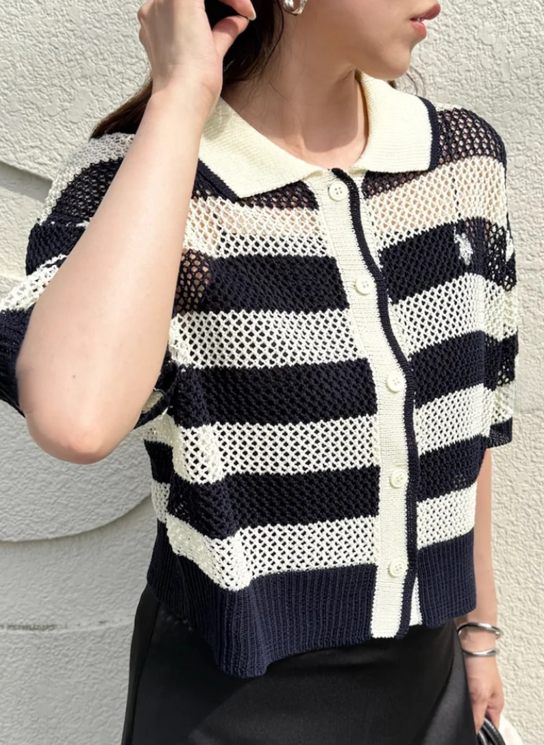 日本直送US POLO ASSN Embroidered Mesh Knit ❤️‍🔥截單日7月1日 ❤️‍🔥