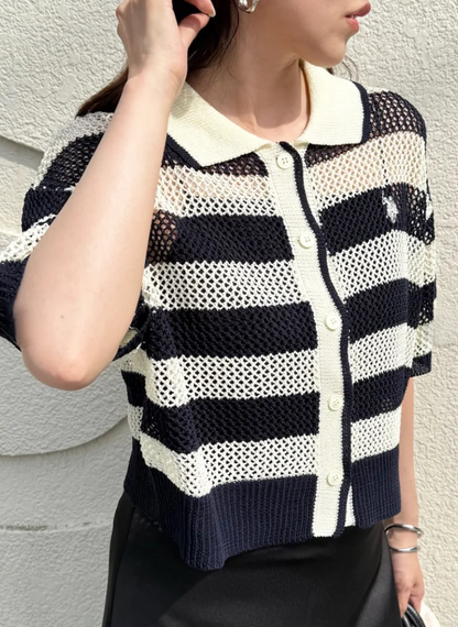 日本直送US POLO ASSN Embroidered Mesh Knit ❤️‍🔥截單日7月1日 ❤️‍🔥