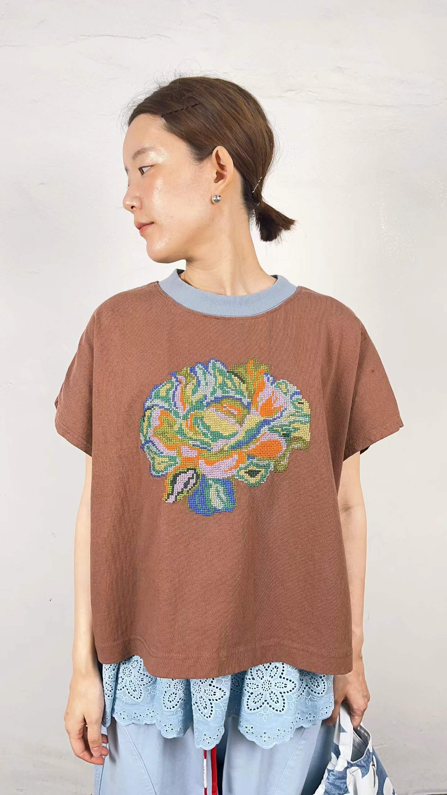 韓國直送Pixel Bloom Tee