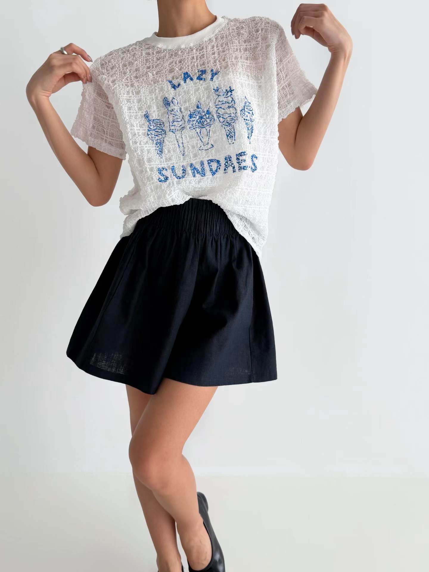 韓國直送Lazy Sundaes Tee