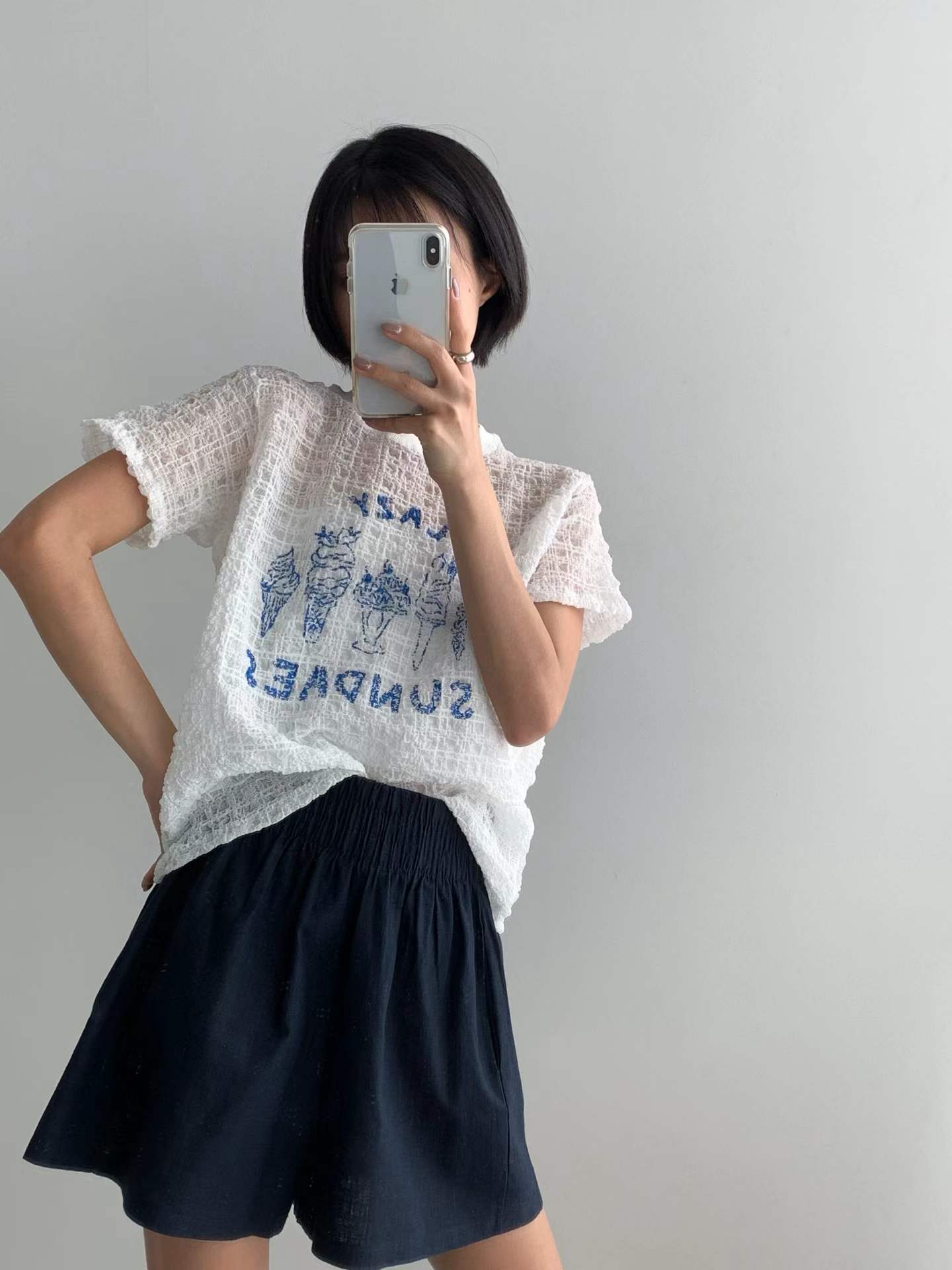 韓國直送Lazy Sundaes Tee