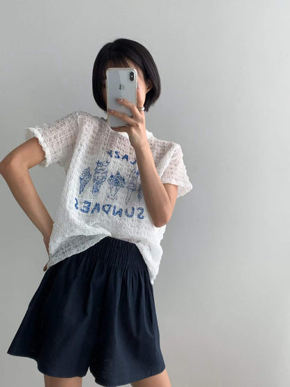 韓國直送Lazy Sundaes Tee