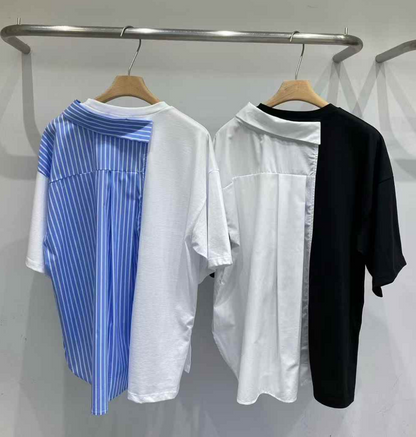 Direct from Korea Split Vision Asymmetric Tee