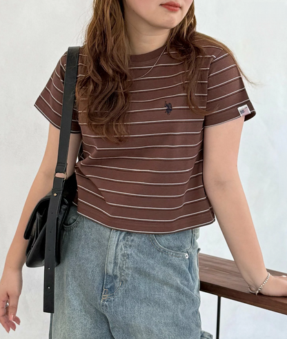 Direct from Japan US Polo Cropped Tee