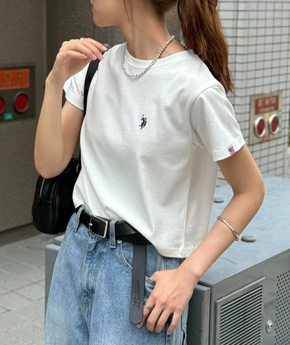 Direct from Japan US Polo Cropped Tee