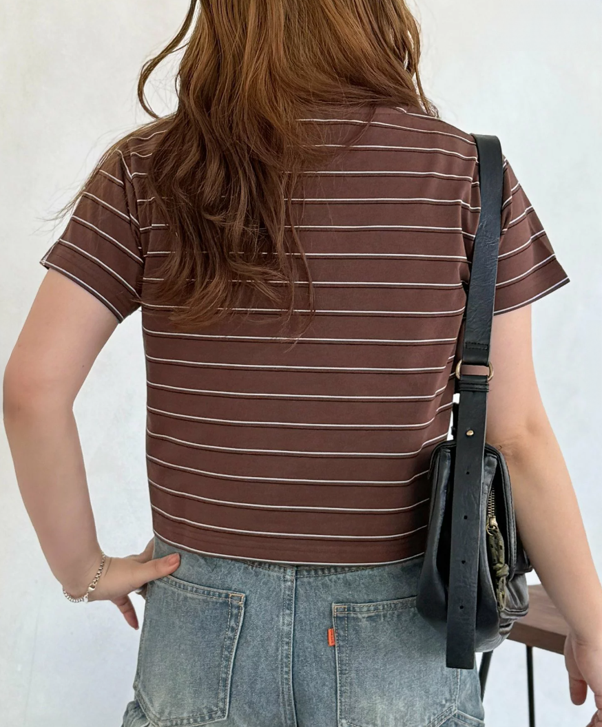 Direct from Japan US Polo Cropped Tee