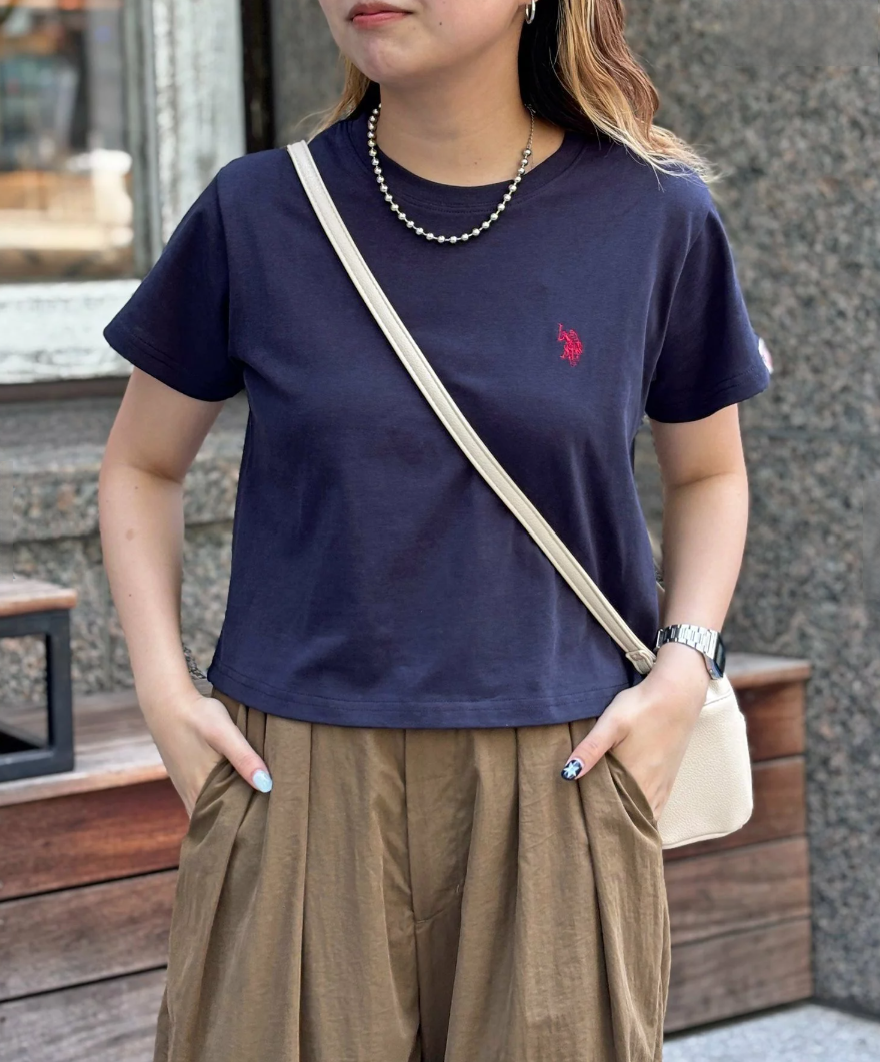 日本直送US Polo Cropped Tee