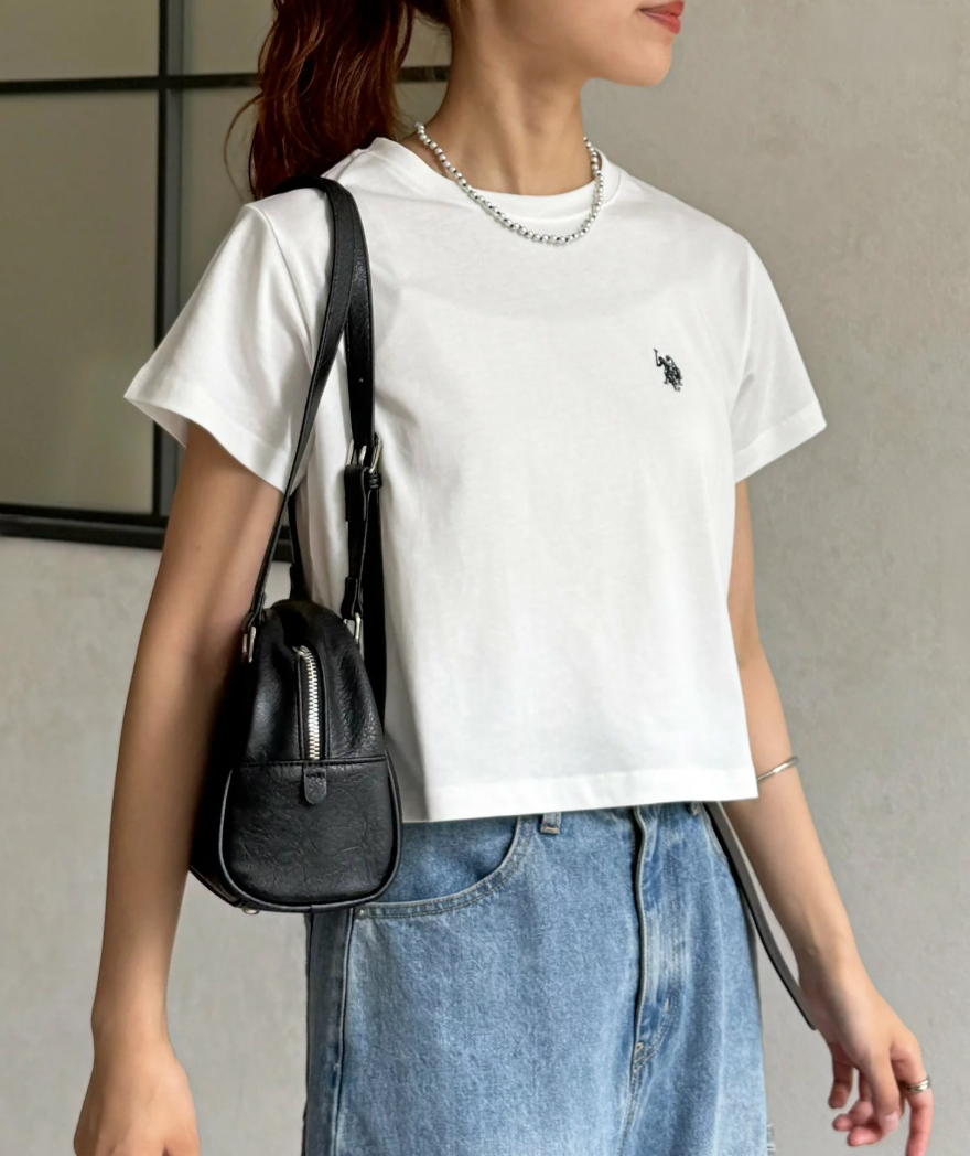 日本直送US Polo Cropped Tee