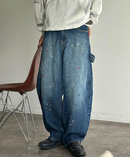 日本直送Curved Painter Denim Pants