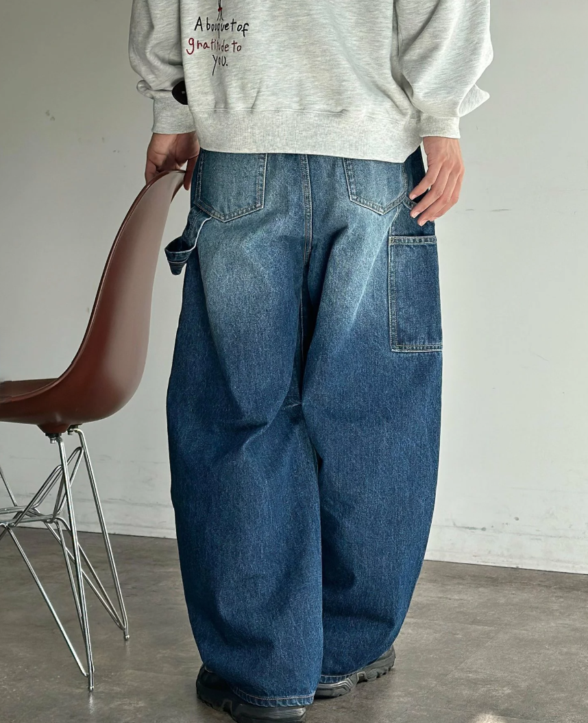 日本直送Curved Painter Denim Pants
