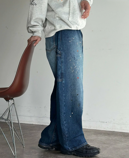 日本直送Curved Painter Denim Pants