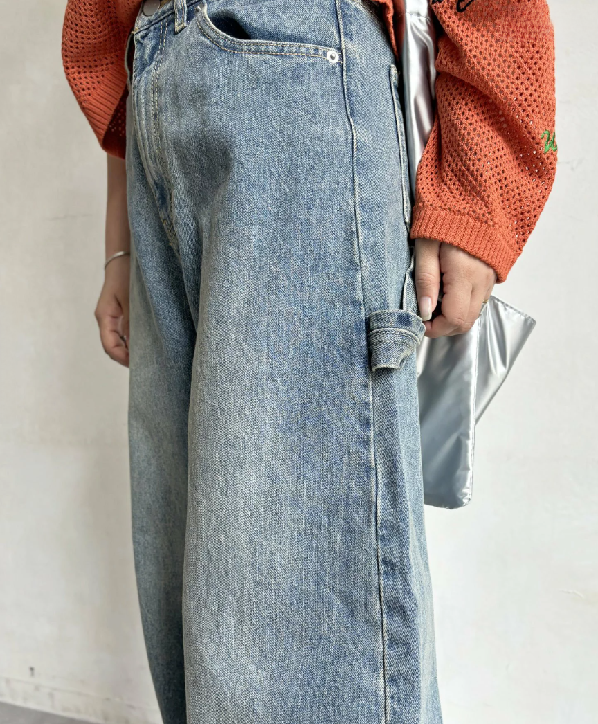 日本直送Curved Painter Denim Pants