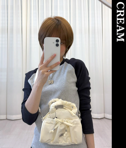 日韓 TNF White Lable BONNEY 2 Way Tote Bag