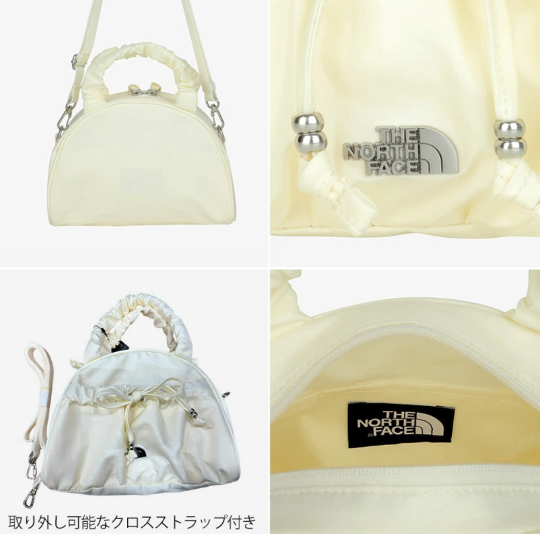 日韓 TNF White Lable BONNEY 2 Way Tote Bag