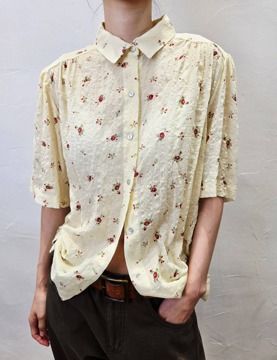 韓國直送Petite Flora Cottagecore Shirt