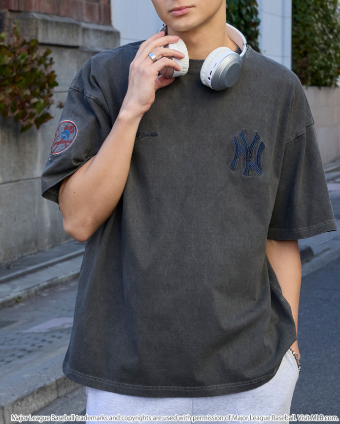 日本直送MLB  Embroidered Vintage Oversized Tee 【男女同款 別注版】