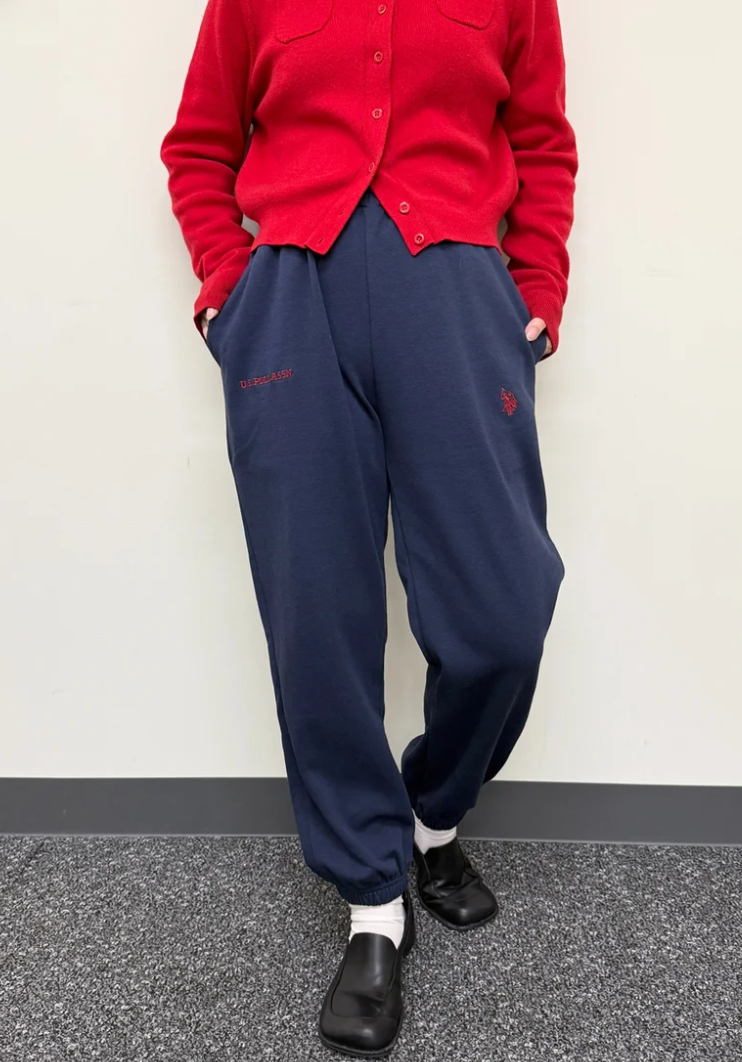 🌟售完即止🌟 日本直送U.S. POLO ASSN  Classical One-Point Logo Double-Faced Sweatpants