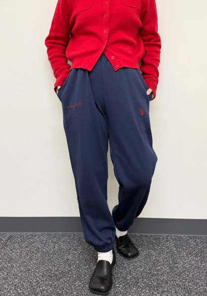 🌟售完即止🌟 日本直送U.S. POLO ASSN  Classical One-Point Logo Double-Faced Sweatpants