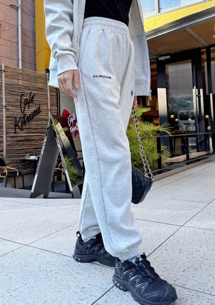 🌟售完即止🌟 日本直送U.S. POLO ASSN  Classical One-Point Logo Double-Faced Sweatpants