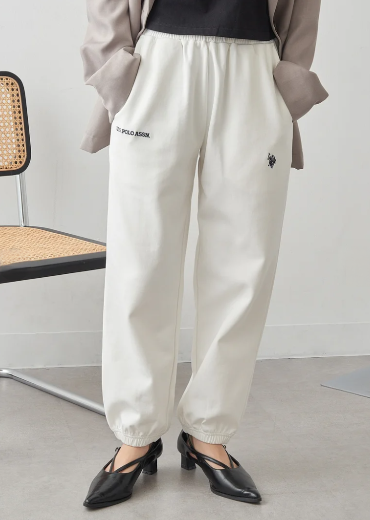 🌟售完即止🌟 日本直送U.S. POLO ASSN  Classical One-Point Logo Double-Faced Sweatpants