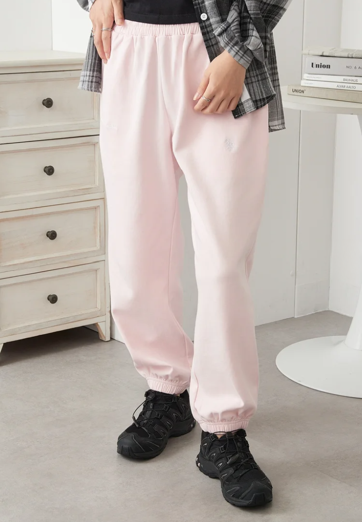🌟售完即止🌟 日本直送U.S. POLO ASSN  Classical One-Point Logo Double-Faced Sweatpants