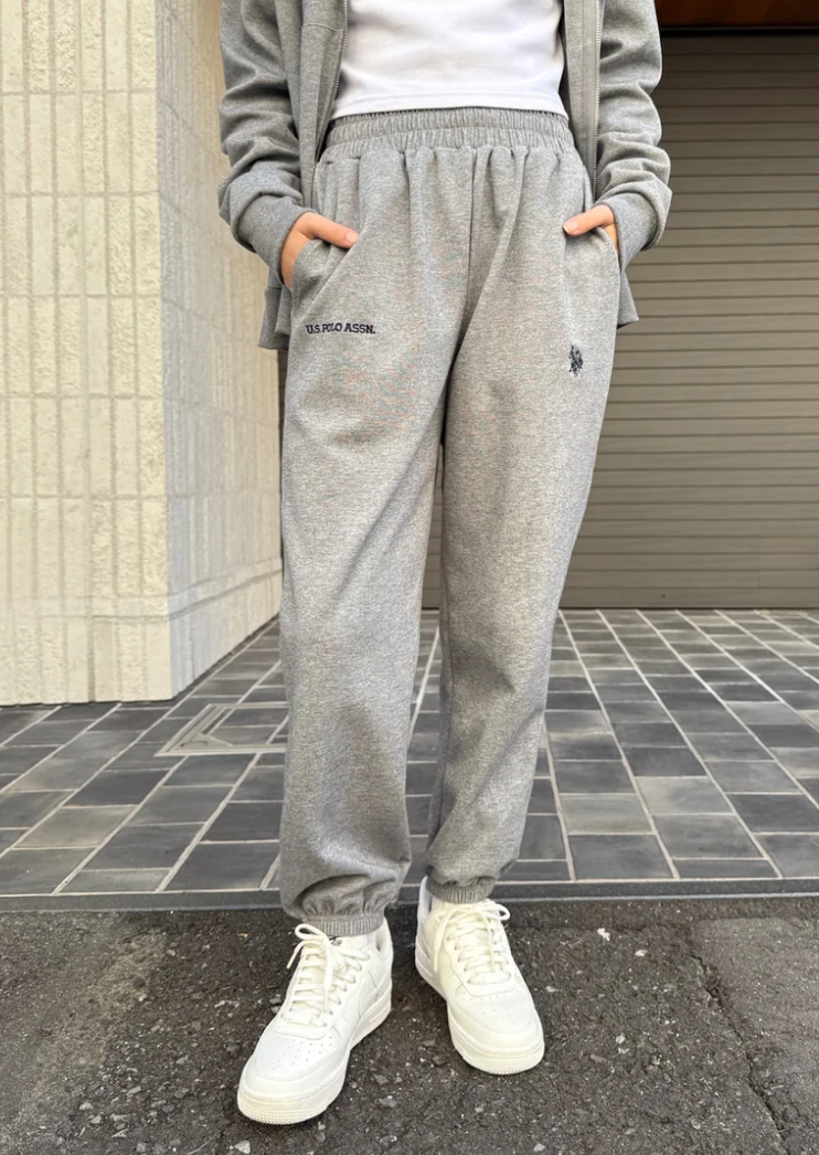 🌟售完即止🌟 日本直送U.S. POLO ASSN  Classical One-Point Logo Double-Faced Sweatpants