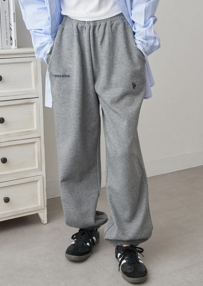 🌟售完即止🌟 日本直送U.S. POLO ASSN  Classical One-Point Logo Double-Faced Sweatpants