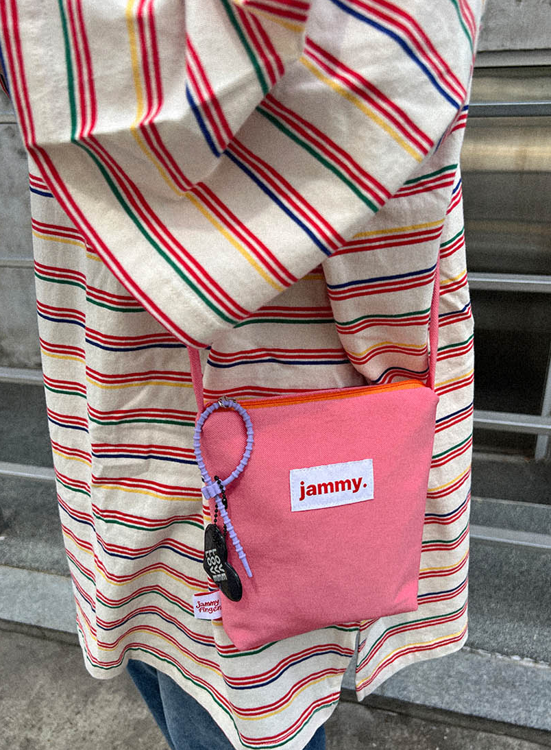 Direct from Korea Jammyfinger  Cotton Mini Cross Bag