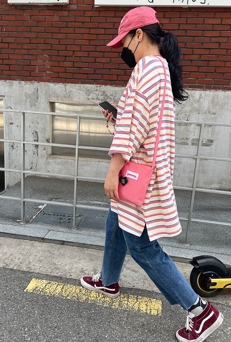 韓國直送Jammyfinger AA Cotton Mini Cross Bag