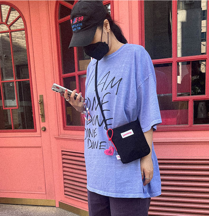 Direct from Korea Jammyfinger  Cotton Mini Cross Bag