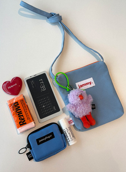 Direct from Korea Jammyfinger  Cotton Mini Cross Bag
