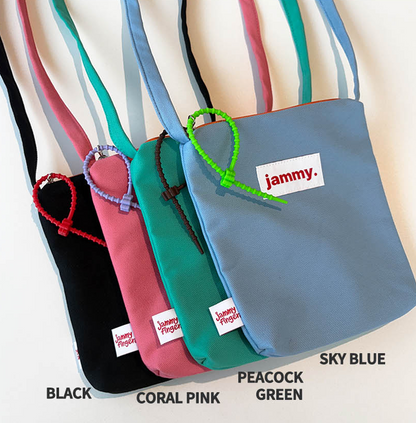 Direct from Korea Jammyfinger  Cotton Mini Cross Bag