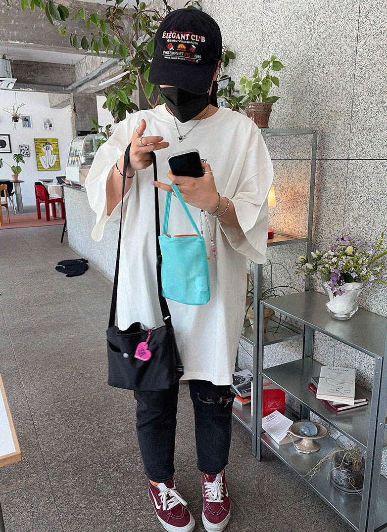 Direct from Korea Jammyfinger AA Mesh Mini Bag