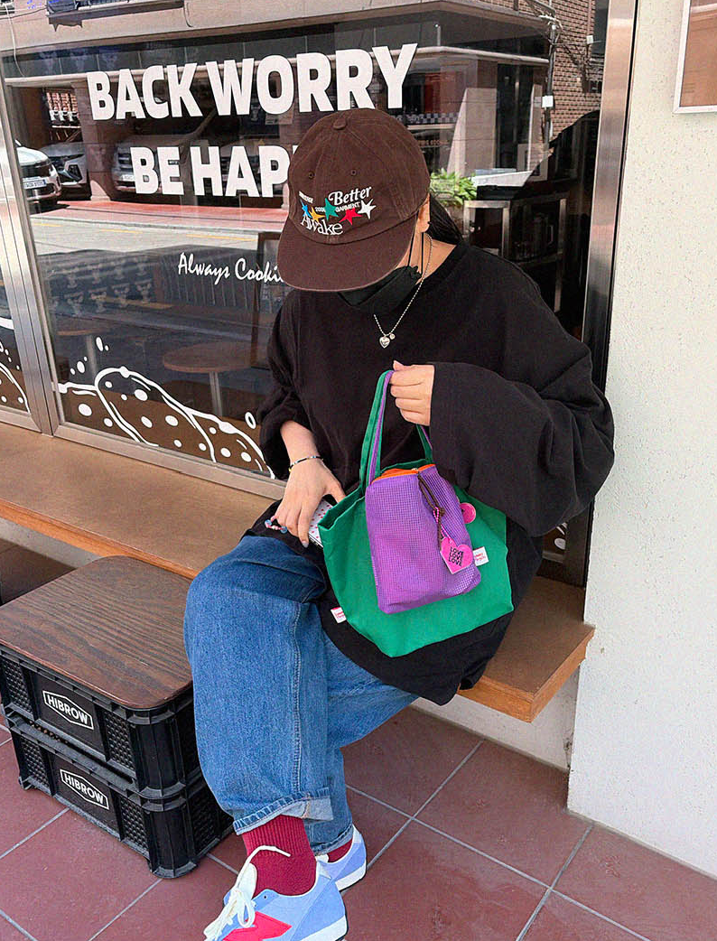 Direct from Korea Jammyfinger AA Mesh Mini Bag
