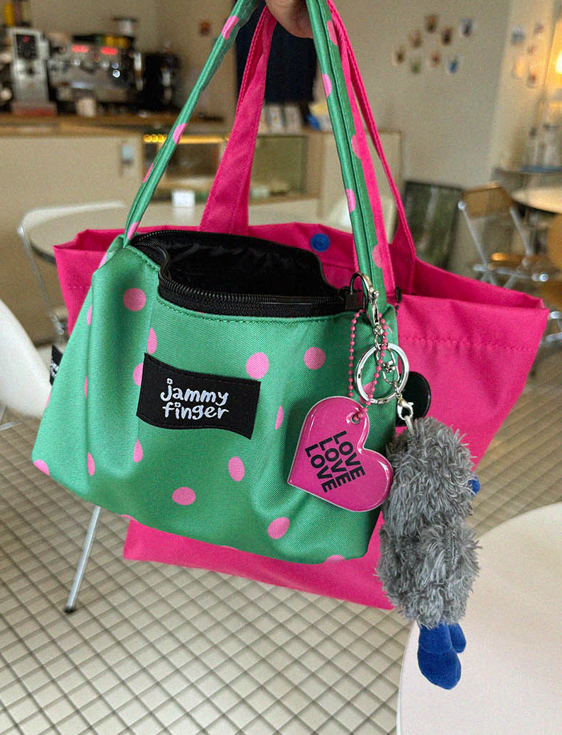 韓國直送Jammyfinger Dot Mini Boat Bag
