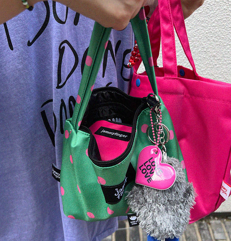 韓國直送Jammyfinger Dot Mini Boat Bag