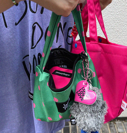 韓國直送Jammyfinger Dot Mini Boat Bag
