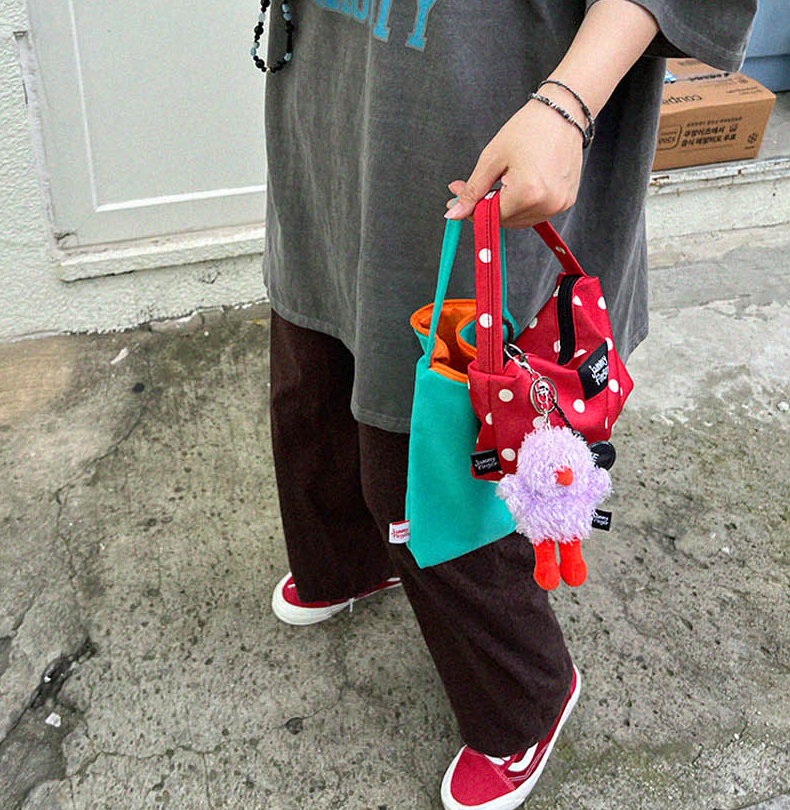 韓國直送Jammyfinger Dot Mini Boat Bag