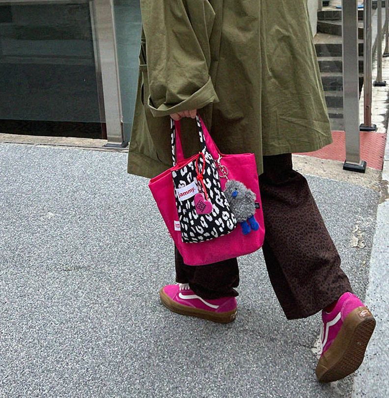 韓國直送Jammyfinger Leopard AA Mini Bag