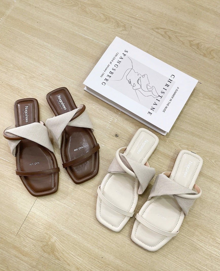 Twisted Strap Thong Sandals