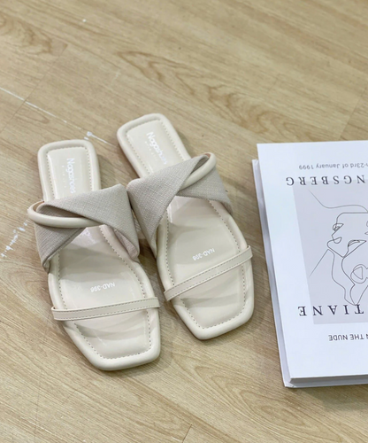 Twisted Strap Thong Sandals
