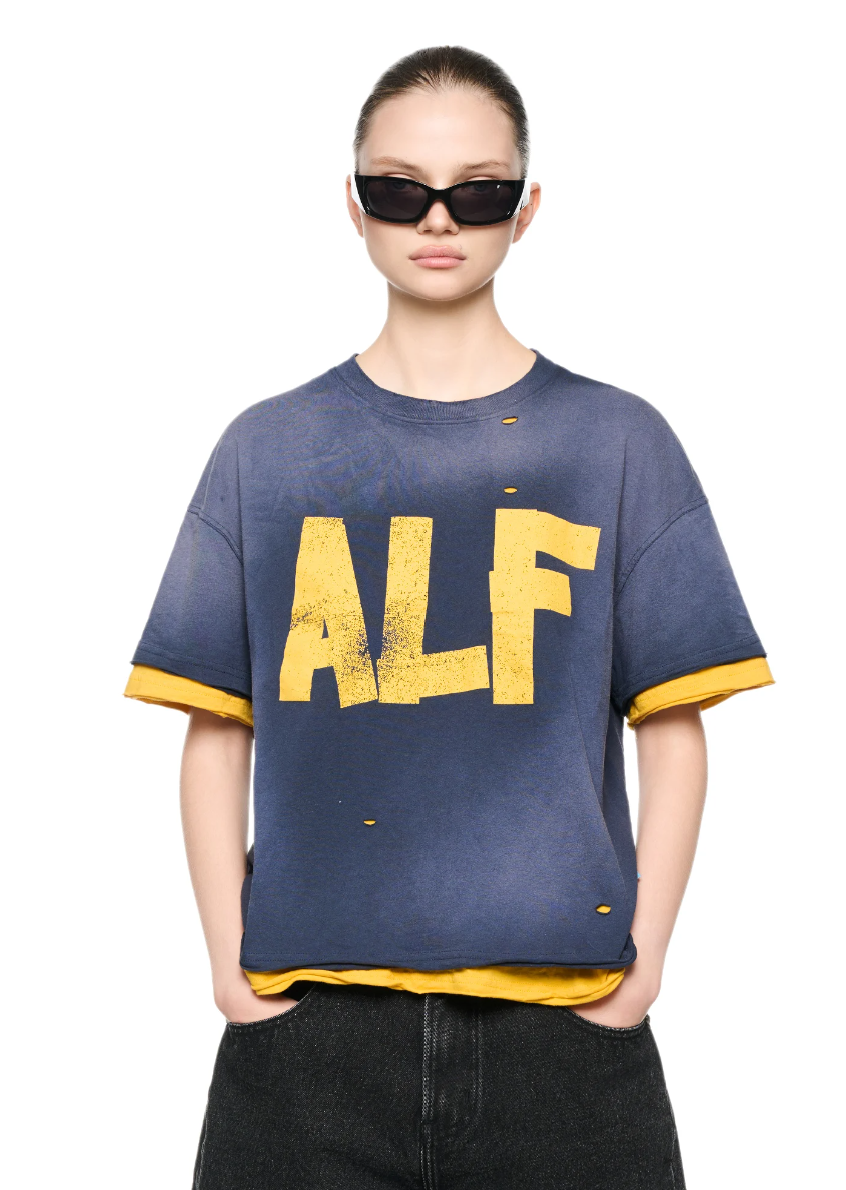 Alfaer Layering Sunfaded Tee